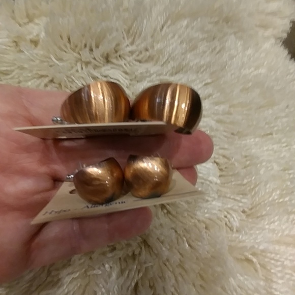 Lot of 3 pairs of earrings for pierced ears - Picture 3 of 4